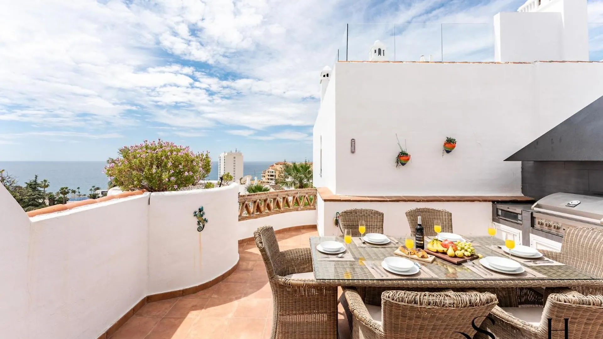 Beautiful Views Family Townhouse Steps From The Beach Benalmadena 0*,