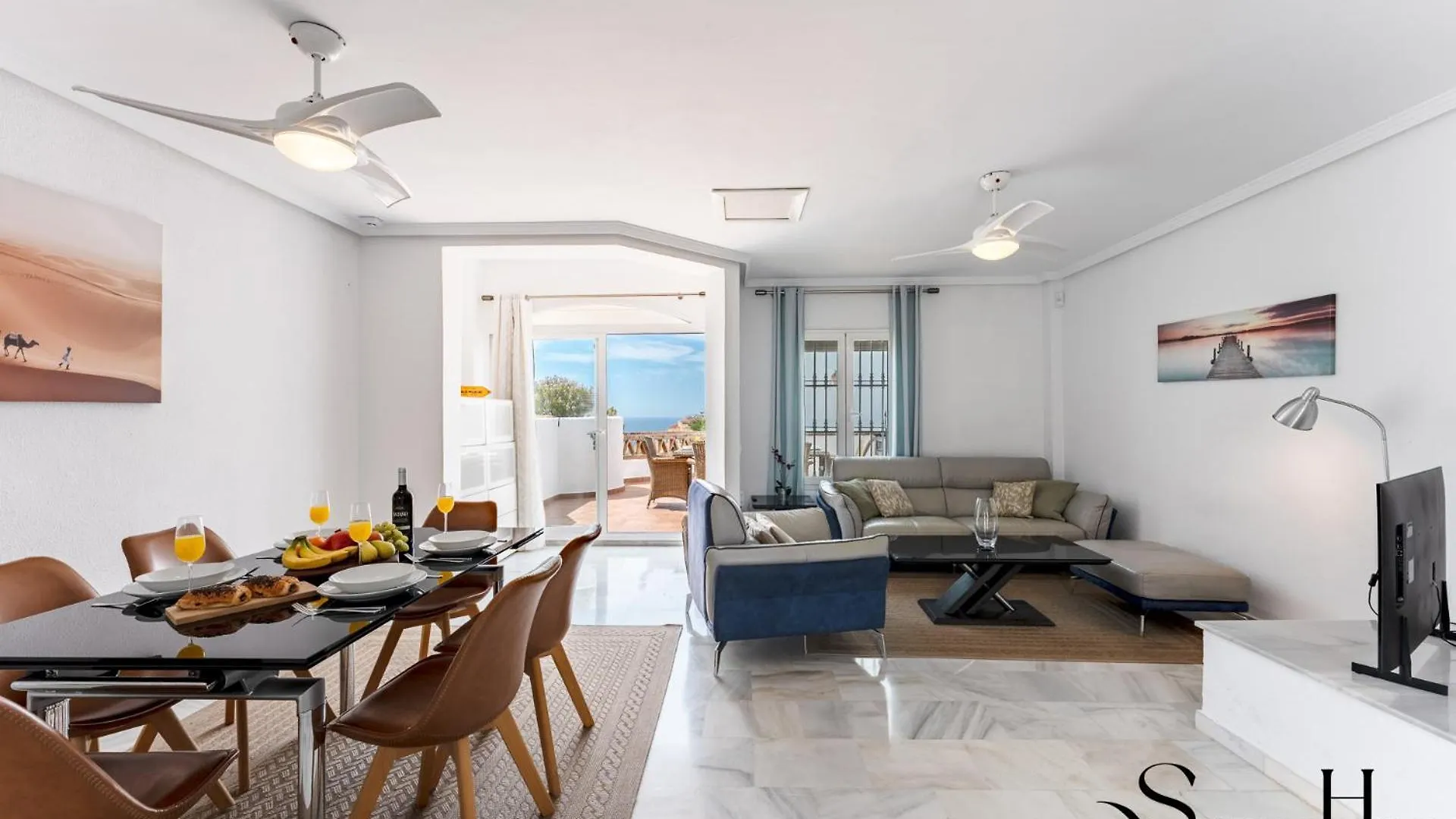 Beautiful Views Family Townhouse Steps From The Beach Бенальмадена